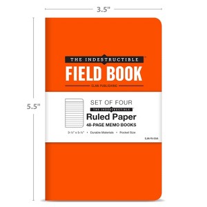 Elan Publishing Company Indestructible Mini Field Book Set - ORANGE/LINED - 1 of 4