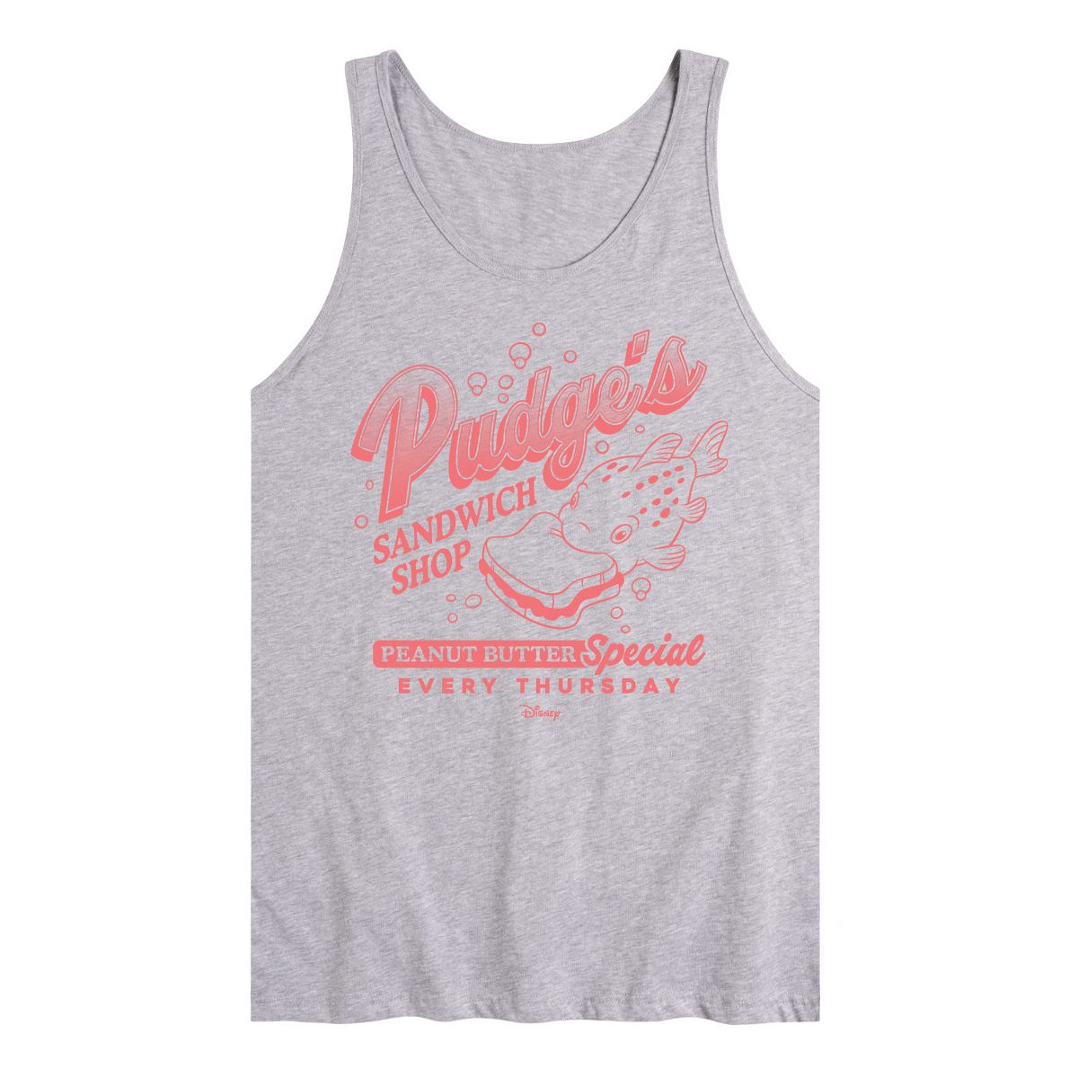 Men's - Lilo & Stitch - Pudges Sandwich Shop Graphic Tank Top