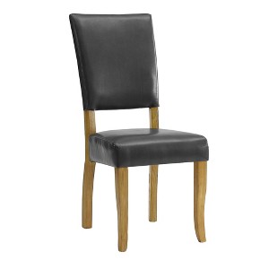 Set of 2 OpenBack Parsons Dining Chair Charcoal - Saracina Home, Grey