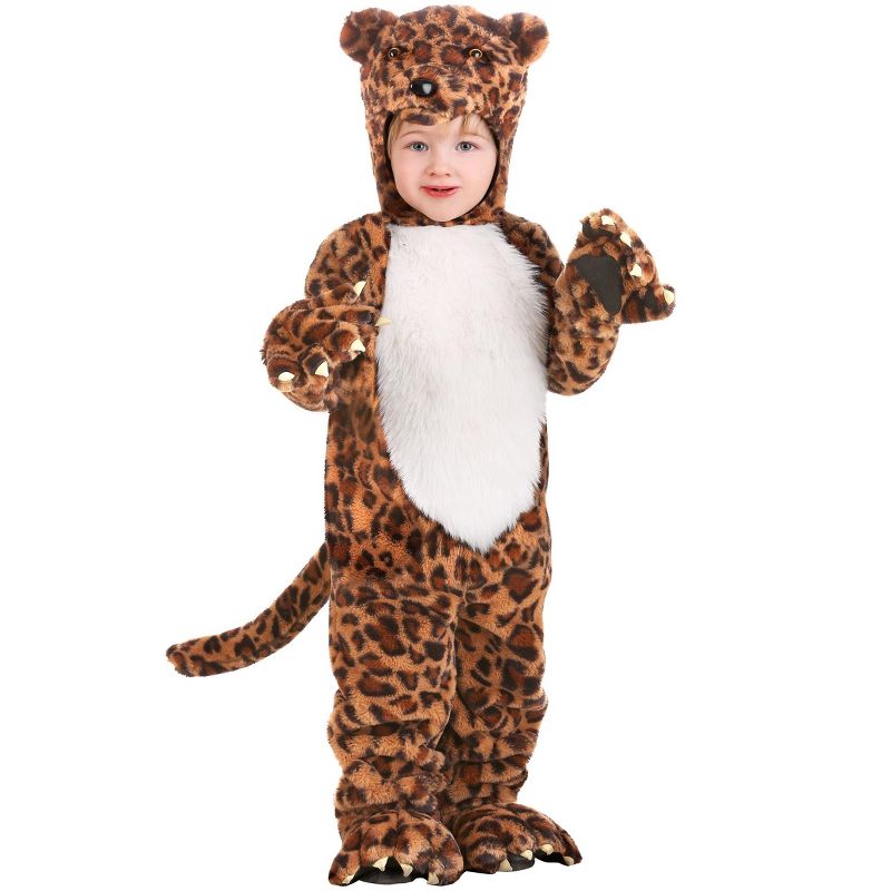HalloweenCostumes.com Toddler's Leapin' Leopard Animal Costume, 1 of 3