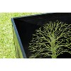 Evergreen Square Tree of Life Fire Pit- 24 x 25.75 x 24 Inches Outdoor Safe and Weather Resistant with Drainage Hole and Poker - 4 of 4