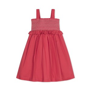 Hope & Henry Girls' Organic Sleeveless Smocked Sundress, Toddler - 1 of 4