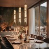 LNC Aaroune 1-Lights 3.9" Luxury and Glam Cylinder Resin Integrated LED  Mini Pendant  Lights, Gold - 4 of 4