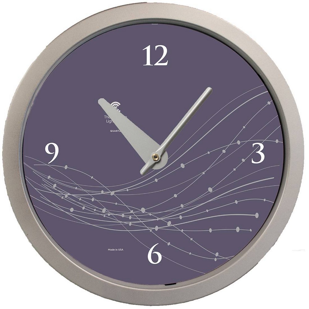 Photos - Wall Clock 14.5" Vines and Dots Shadow Contemporary Body Quartz Movement Decorative W