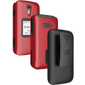 Nakedcellphone Case and Belt Clip Holster Combo for Lively Jitterbug Flip2 - 1 of 4