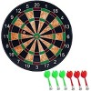 JuzToys Magnetic Dartboard Game with 6 Darts – 11.5″ Dart Board and Darts Set for Indoor/Outdoor Party Games, Dartboard Magnetic Target Game - 3 of 4