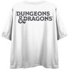 Dungeons & Dragons Learning From Experience Crew Neck Short Sleeve Women's White Crop Top - 3 of 4