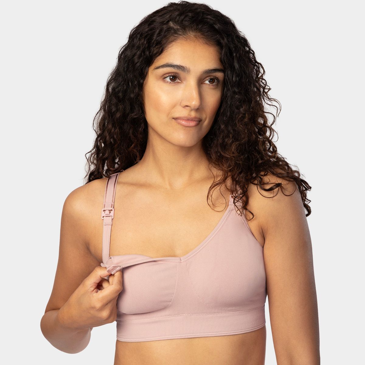 Maternity & Nursing Bra for Breastfeeding & Pregnancy, Wireless Support, Seamless Comfort - thumbnail 4