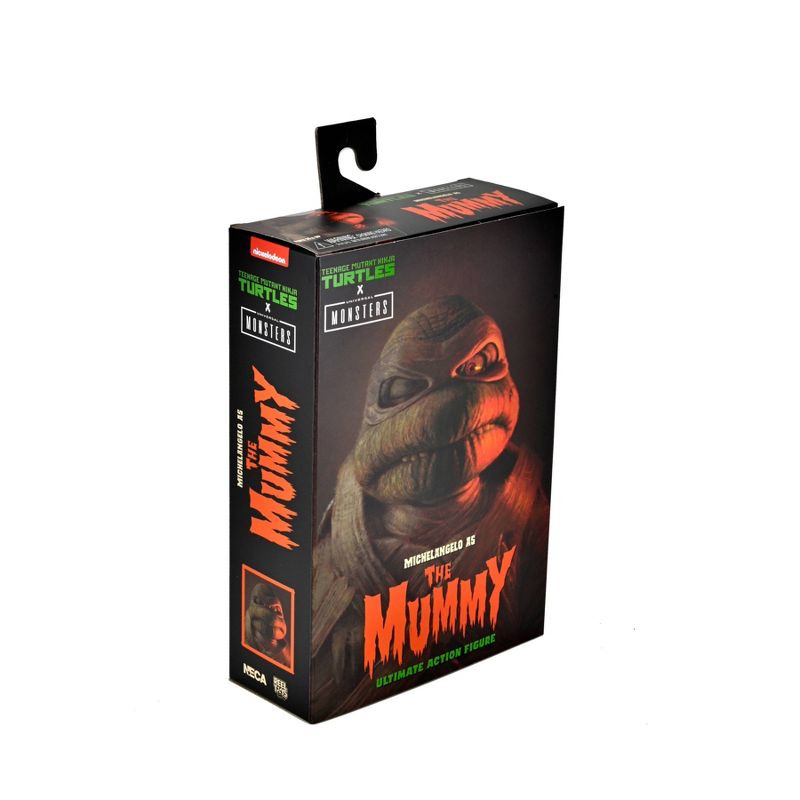 Universal Monsters/Teenage Mutant Ninja Turtles - 7&#34; Scale Action Figure - Michalangelo as The Mummy, 4 of 7