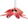 Beachcombers Glass Red Crab Ornament - 3 of 3