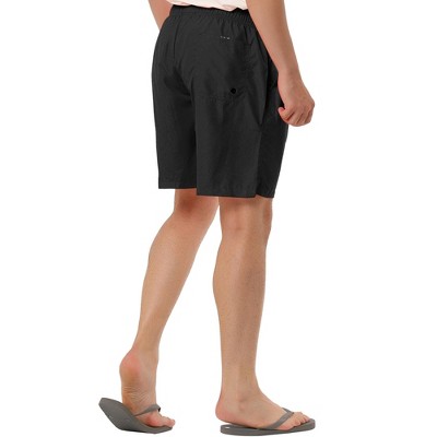 TATT 21 Men's Summer Holiday Beach Drawstring Waist Surfing Mesh Lining Swim Shorts Black 28 — фото 3