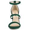 Allegra K Women's Open Toe Triple Straps Buckle Closure Stiletto High Heels - 2 of 4