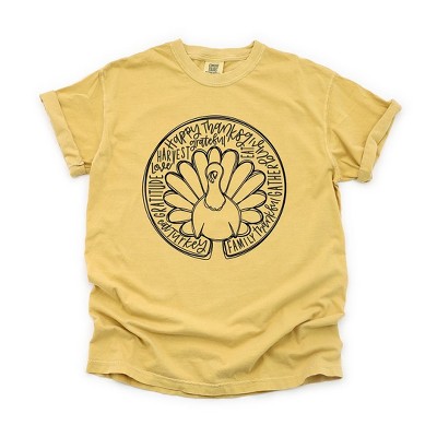 Simply Sage Market Women's Turkey Circle Short Sleeve Garment Dyed Tee