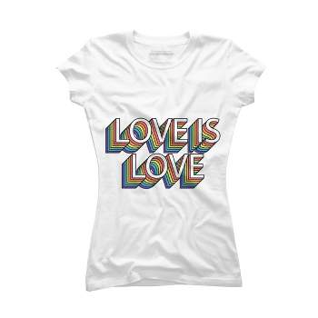 Design By Humans Retro Love Is Love Pride By DudleyjazT-Shirt