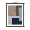 Kate and Laurel Torn Paper No6 by Mareike Bohmer Framed Wall Art Print, 32 x 42, Florence Medium Brown - 2 of 4