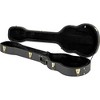 Musician's Gear Electric Bass Case Violin Shaped Black - 2 of 4