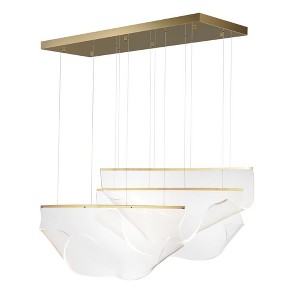 ET2 Lighting Rinkle 3 - Light Pendant in  French Gold - 1 of 4