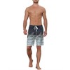 Lars Amadeus Men's Hawaiian Drawstring Waist Color Block Plaid Board Shorts - 2 of 4