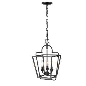 Millennium Lighting 3 - Light Pendant in  Matte Black - 1 of 2