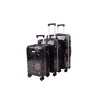 Mirage Luggage Leila 3-Piece ABS Hardshell Lightweight Set with 360° Dual Spinning Wheels and Combo Lock - Cosmos - 2 of 4