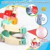 38-Piece Magnetic Car Bath Toy Set with DIY Slide Tracks, Mold-Free for Kids Ages 2-8 - 3 of 4