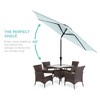Best Choice Products 10ft Outdoor Steel Market Patio Umbrella w/ Crank, Tilt Push Button, 6 Ribs - 2 of 4