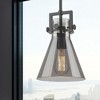 Newton Cone - 1 Light Stem Hung Pendant In Industrial Style-11.38 Inches Tall and 8 Inches Wide - 4 of 4