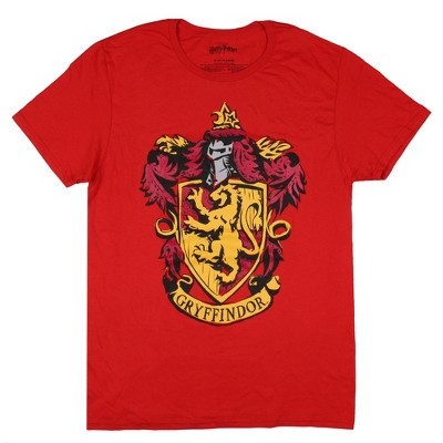 Harry Potter Men's Gryffindor Shield Of Armor Adult Graphic T-shirt ...