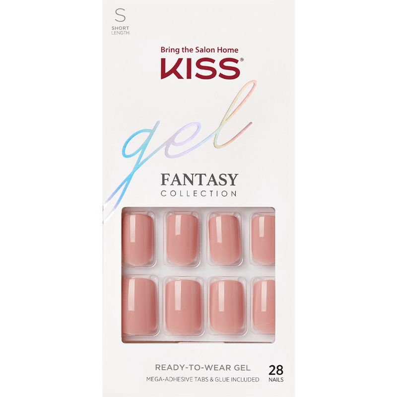 KISS Gel Fantasy Ready-To-Wear Fake Nails - Pink  - 28ct, 3 of 13