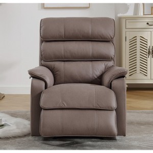 Manual Recliner Chairs for Adults, Small Recliners for Small Spaces, Fabric Recliner Chair, Single Sofa Living Room Chair for RV - 1 of 4