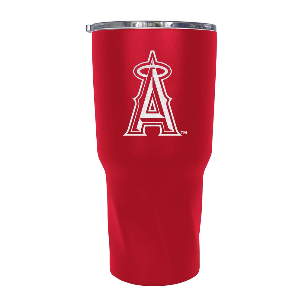 Photos - Glass MLB Los Angeles Angels 30oz Stainless Steel Travel Tumbler 