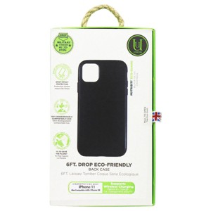 Unique London Eco-Friendly Back Case for Apple iPhone 11 and XR - Black - 1 of 1