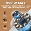 3000W Meat Grinder, Grind 3 lbs/min,Heavy-Duty Multipurpose Stainless Steel Meat Mincer with 2 Blades & 4 Grinding Plates,3 Sausage Tubes & Kibbe Kit - 4 of 4