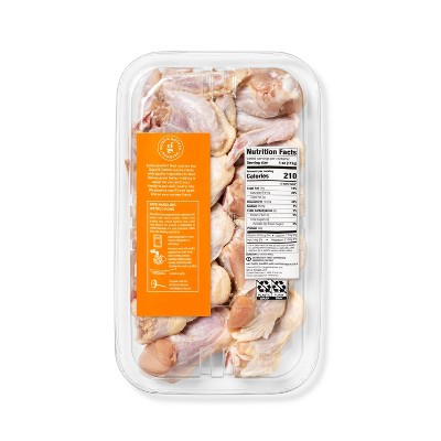 Fresh All Natural Chicken Wings Value Pack - 3-4lbs - price per lb - Good & Gather™