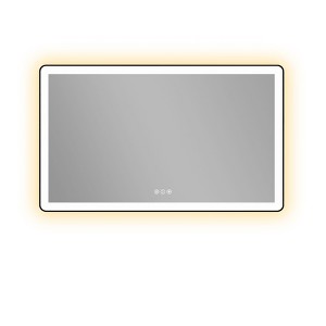 Black Framed Led Bathroom Mirror - 1 of 4