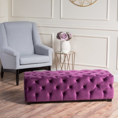 Piper Tufted Rectangular Ottoman Bench - Christopher Knight Home