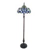 Chloe Lighting Alisson Victorian 3 Light Antique Bronze 64" Tall With 18" Shade - 2 of 3