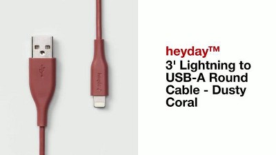 6' Lightning To Usb-a 2pk Braided Cable - Heyday™ : Target
