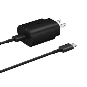 Samsung 25W USB-C Super Fast Charging Wall Charger with USB C to C Cable - Bulk Packing - 1 of 3