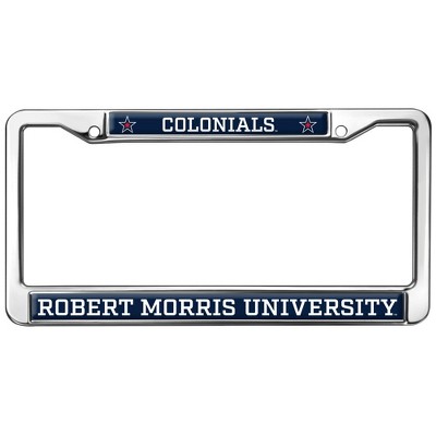 Robert Morris University Mascot Full Size Standard License Plate Metal Frame