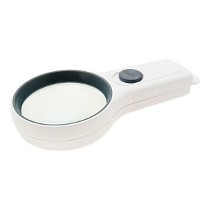 Unique Bargains 3X Pocket Illuminated Magnifying Glass White 1 Pack - 1 of 3