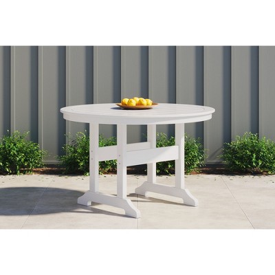 Crescent Luxe Outdoor Dining Table