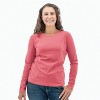 Old Ranch Brands Women's Teton Long Sleeve Scoop Tee - 4 of 4