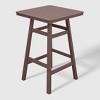 WestinTrends Malibu 30" All Weather HDPE Outdoor Patio Square Counter Height Bistro Table with Umbrella Hole - 4 of 4