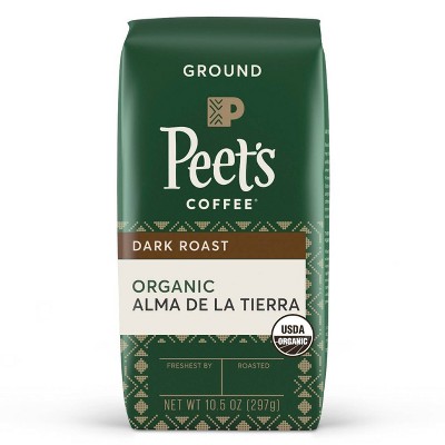 Peet's Coffee Alma De La Tierra Organic Dark Roast Ground Coffee - 10.5oz