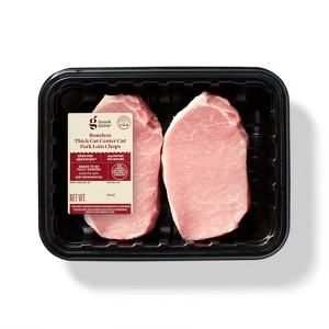 Boneless Thick Cut Center Cut Pork Loin Chops - price per lb - Good & Gather™ - 1 of 3