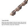 Unique Bargains High Speed Steel Titanium Plated Metric Spiral Point Thread Tap and Drill Bit Set - 4 of 4