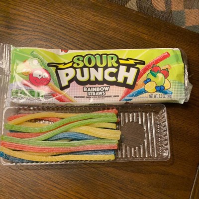 SOUR PUNCH Strawberry Straws, 4.5oz Tray