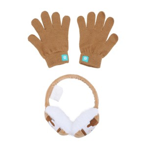 Squishmallows S'More Youth Plush Ear Muffs and Gloves Set - 1 of 4