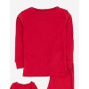 Leveret Matching Family Pajamas – Solid Red – 100% Cotton – Customizable for Personalization - 3 of 4